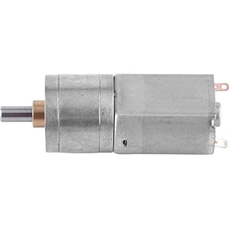Keenso Motoréducteur 12V CC 50RPM pour Bricolage Robotique, 20MM (1/5)
