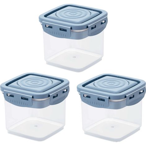3 pièces distributeur de lait en poudre, contenant portable pour préparation de lait infantile, étanche et empilable, idéal voyage et pique-nique (1/5)