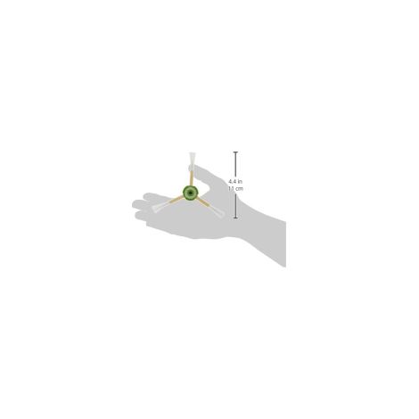 iRobot 4624877, Accessoire Officiel-Lot de 3 brosses laterales pour Roomba de serie e et i, Vert