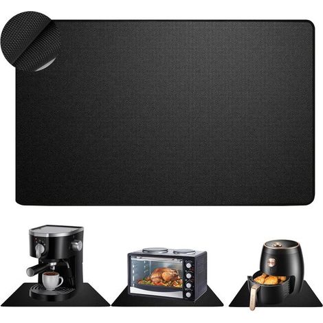 Feuerfeste Matte - Schutzmatte für Cerankochfelder - Grillbodenschutz - Ofenschutzmatte - Silikonmatte - feuerfeste Matte (70 x 50)