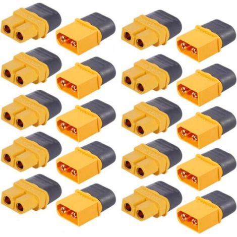 10 paires de connecteurs Xt60 Plug Male Female Set, Xt60h Housing Connector