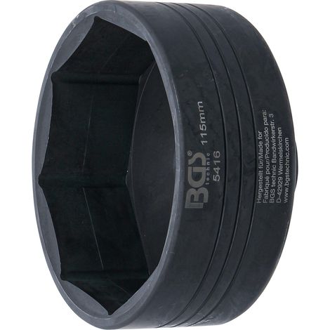 BGS llave para tapacubos y tuercas de eje octogonal Ø 115 mm para Volvo - 5416 (1/4)