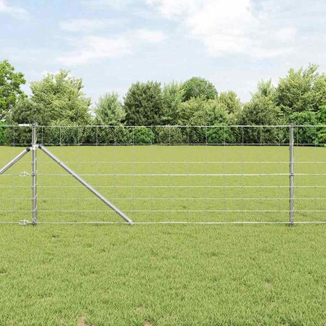 Zaunpfosten Galvanisiert 50 x 0,8 m Stahl