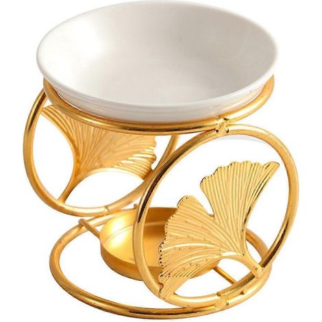 Voici une proposition de titre produit optimisé pour le SEO en français (moins de 190 caractères) :

Brûleur d'huile céramique artistique, diffuseur d'arômes feuille, porte-bougie chauffe-plat pour am (1/4)