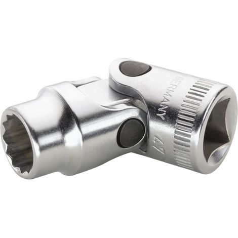 Stahlwille 3/8" (10mm) Gelenk-Steckschlüsseleinsatz SW.16mm L.51,5mm (1/4)