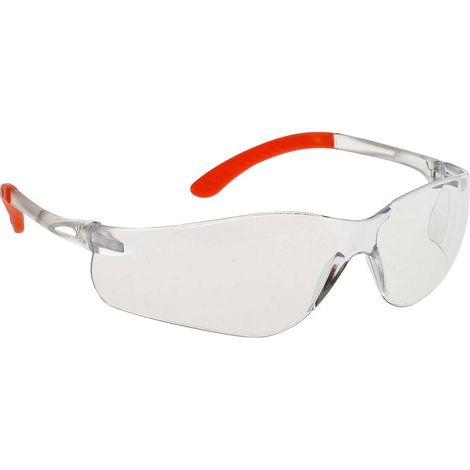 Panorama-Brille Farbe: Transparent/Orange Größe - Portwest