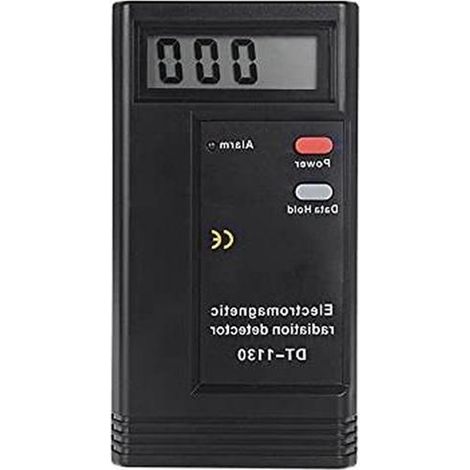 Medidor de campos electromagnéticos (CEM) - Detector de radiación - Medición ambiental - Doble aplicación - 13,5 cm de longitud - Negro (1/5)