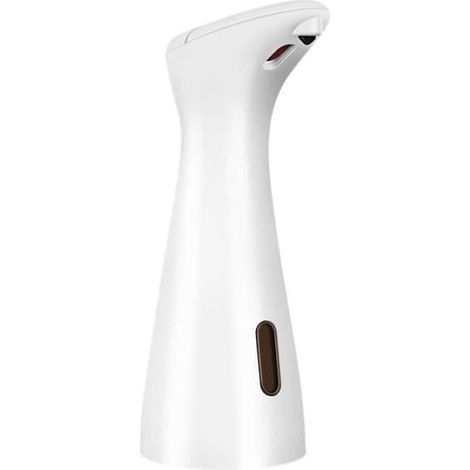 SABIR-Distributeur de savon automatique (blanc) - Blanc - ABS - 200 ml - Étanche - Design moderne (1/4)