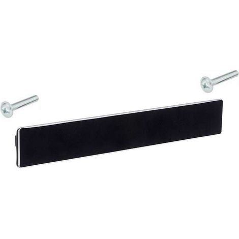 Cyclingcolors – Poignée de meuble métal noir mat 168mm – Entraxe 128mm – Hauteur 32mm – Installation à vis pour tiroirs et armoires (1/3)