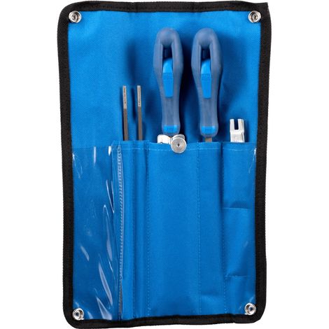 PFERD Kettensägenschärf-Set 4,0 mm 5/32 für Kettenteilung 1/4 und 3/8 Low Profile in Rolltasche (1/4)