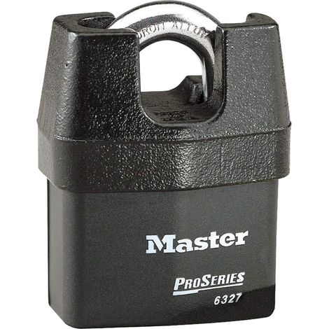 MASTER LOCK Hochsicherheits Wetterfest Padlock [Geschlossen Bügel] [Schlüssel] [Außenbereiche] [CEN Insurance Approved] 6327EURD – Für Transport und Industrielle Anwendung (1/5)