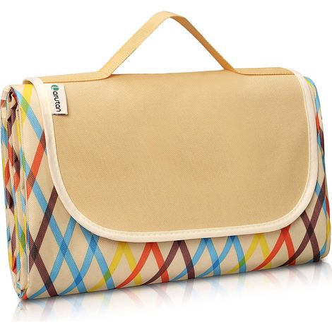 [JAMAIS UTILISÉ]Couverture de Pique-Nique 200200CM, Pliable Tapis Plage Surface imperméable et sans Sable, Tapis Pique Niques pour Plage (1/5)