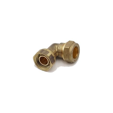 PrimaPlus 15mm x 1/2" Brass Compression Tap Connector - 10 Pack (1/3)