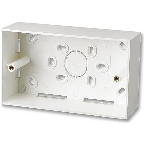 Lindy Scatola da Parete in Plastica Bianca 146x86x47 mm