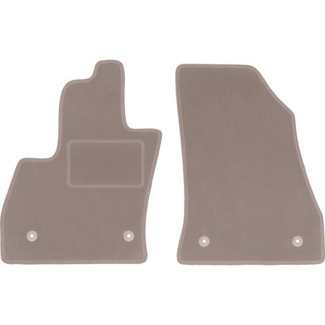 Tapis avant beiges pour : monospace Fiat 500L (2012-) (1/5)