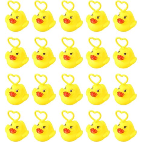 Jeu de pêche 20 pièces , canards d'eau , 7 x 6 cm , en ABS pour enfants , jouet bain , tout-petits , (1/5)