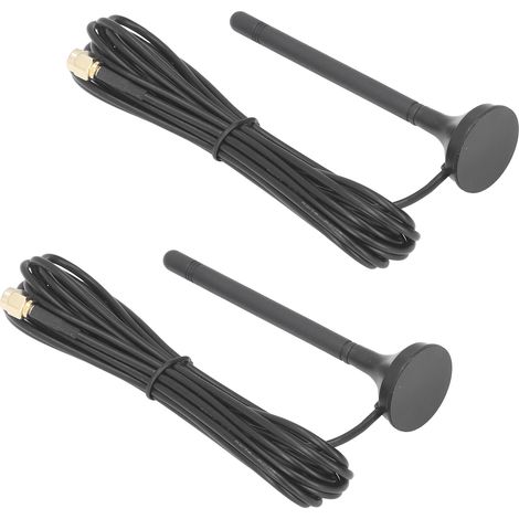 2,4-GHz-3-dBi-Saugantenne, hohe Verstärkung, wasserdicht, SMA-Stecker, 2er-Pack für Router und WLAN-Modul (1/5)