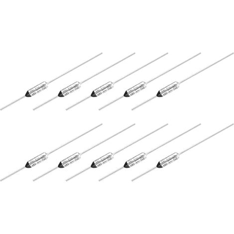 10 Pièces Fusible Thermique en Métal RY117 117℃ 10A/250V (1/5)