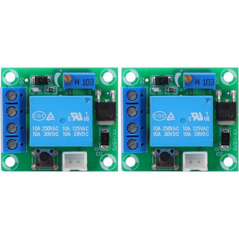 2 Pièces Carte de Protection Contre la Sous-Tension Batterie PCB Module Coupure Basse Tension Moins de 10MA 5V