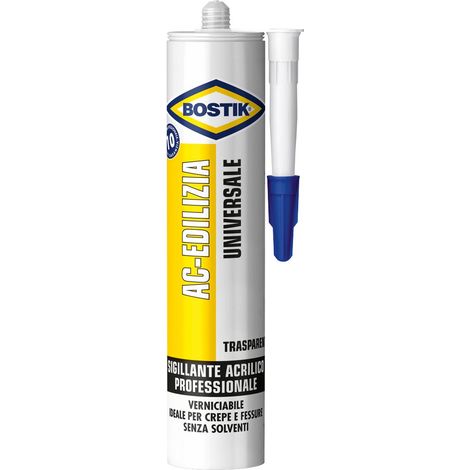 BOSTIK CARTUCCIA ACRILICO TRASP. ML.300 PZ 12,0