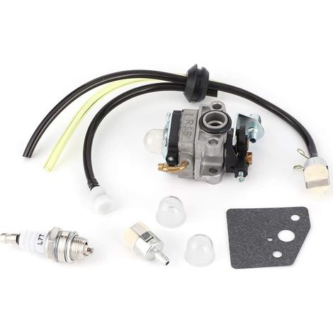 Carburateur de motoculteur, Kit de conduite de carburant pour carburateurs, Convient pour motoculteur GX31 GX22 FG100 Little Wonder Mantis 16100-ZM5-80 (1/5)