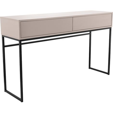Console Calcalo 103, Beige, 84x137x37cm, Avec tiroirs