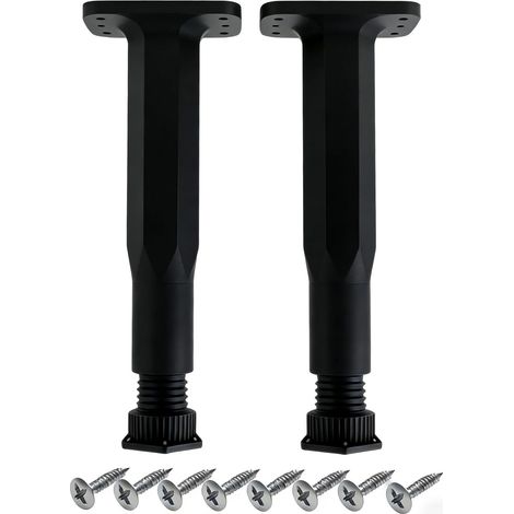 2PCS Pieds De Soutien, Pieds de Soutien pour Lit et Meubles Lourds, Pieds de Sommier à Lattes Ajustables de 21 à 38 cm, Pieds de Lit et Pieds de Meuble (1/5)