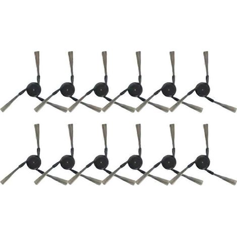Lot de 12 brosses latérales de rechange pour Dreame X50s Pro Master / Matrix 10 / Matrix 10 Ultra (1/5)