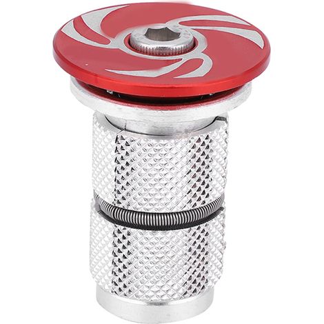 Bouchon de Compression pour Fourche de Vélo de Route Montagne S34, Couvercle Supérieur et Rondelle d'Expansion Rouge (1/5)