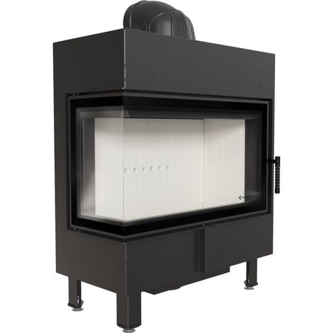 Inserto para chimenea LUCY 14 BS cristal en el lado izquierdo (1/5)