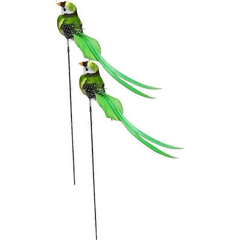 Hängende Vogelfeder für Blumentöpfe, Zierfiguren, Gartendekorationen, Haken zum Aufhängen von Tassen.