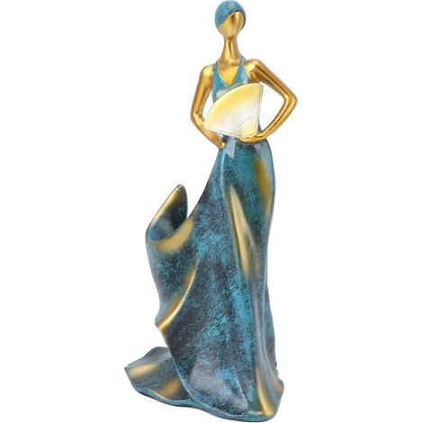 Porte-bouteille de vin en résine représentant une belle femme, orné d'une statuette. Décoration raffinée pour bar de cuisine ou bar. Porte-bouteille individuel. (1/5)