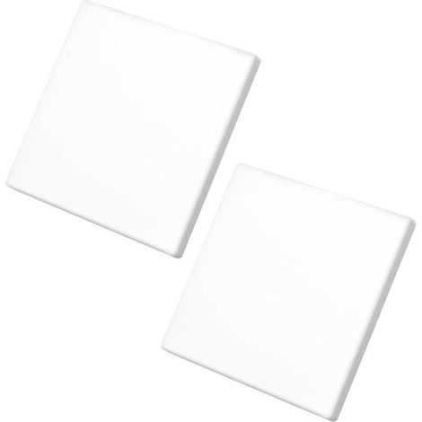 Selbstklebende Abdeckplatten für Wandsteckdosen, 86 x 86 mm, weiße Kunststoff-Frontplatte für Schalter, Blindabdeckung für ungenutzte Steckdosen oder Schalter (1/5)