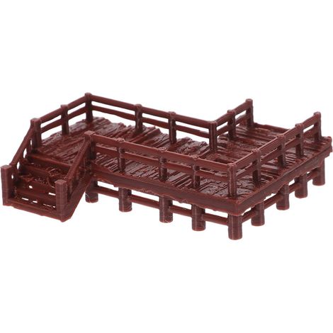 Chinesische Miniaturbrücke Gartenbrücke aus Kunststoff