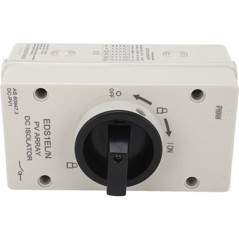 32A IP66 Wasserdichter, feuerfester, schnell schaltender, solarbetriebener DC/PV-Leistungsschalter 1000V (1/5)