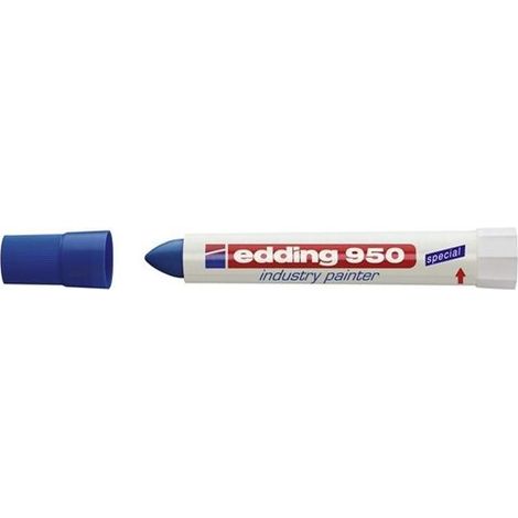 Edding 950 marcador permanente Punta redonda Azul