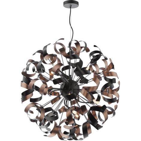 Dar Swash Suspension Swash noire avec rubans de cuivre (1/4)