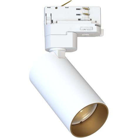 Faretto binario CTLS Mono bianco oro orientabile GU10 (1/3)