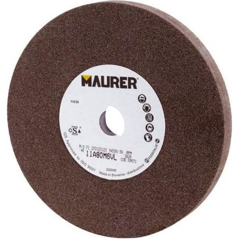 MOLA A SMERIGLIO AL CORINDONE GRIGIO D MM. 125X20X16 GRANA A60 (38060)