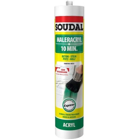 Soudal Maleracryl 10 Min. Express weiß 300 ml Dichtmaterialien