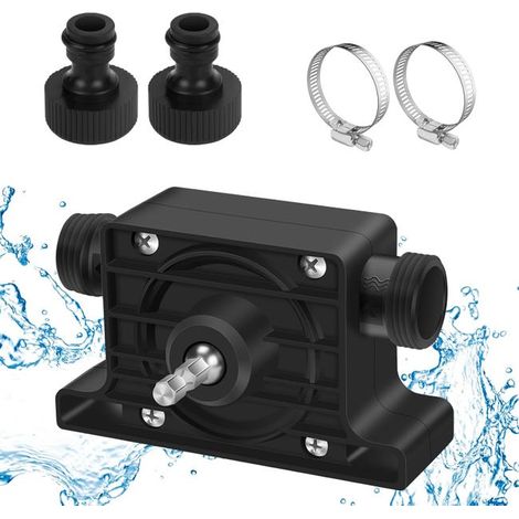 Bomba de agua para taladro inalámbrico, minibomba diésel, bomba para taladro, bomba para taladro eléctrico, bomba autocebante para diésel, aceite, líquido (1/5)