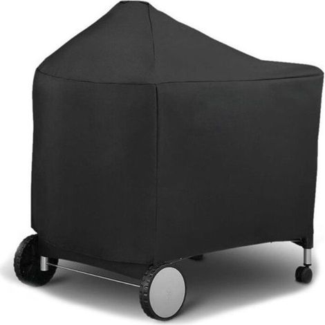 Housse Barbecue Plancha Bâche Extérieur, House Protection BBQ à Gaz Charbon, Camping Tissu Oxford Couverture de Grill Anti-l'eau/UV/Vent/l'Humidité/Antipoussière,124x65x101cm (1/5)