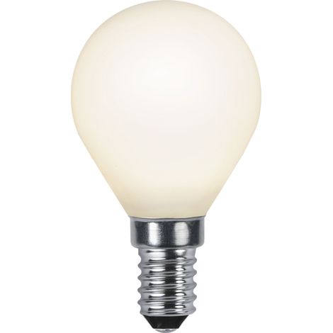 LED-Leuchtmittel ,Opaque Filament', E14, 5W, 450lm, dimmbar, milchig, warmweiß (1/4)