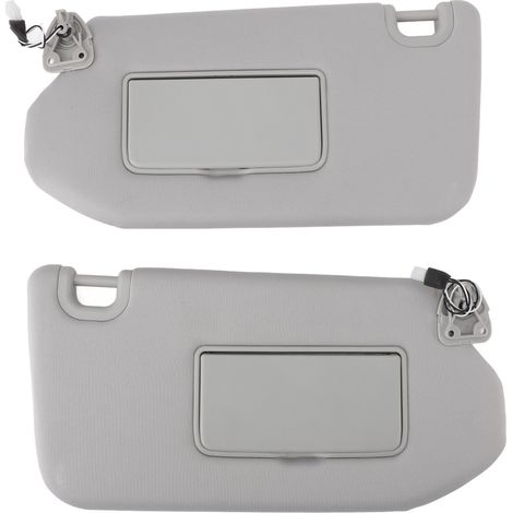 Pare-soleil gauche droite 96401 9PB0A, miroir éclairé gris pour conducteur et passager, 2 pièces, pour Pathfinder 2013 à 2018