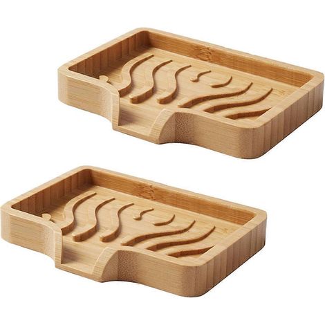 Selbstentleerende Seifenschale aus Holz, wie abgebildet (1/5)