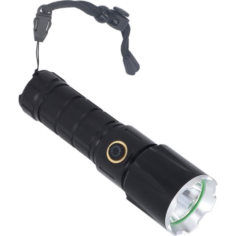 Leistungsstarke XHP50 3000LM Taschenlampe, multifunktionales Aluminiumgehäuse, 5 Modi, IPX4 wasserdicht für Camping, Wandern, Reisen, Outdoor-Aktivitäten und Notfälle, USB-aufladbar (Batterie nicht im (1/5)