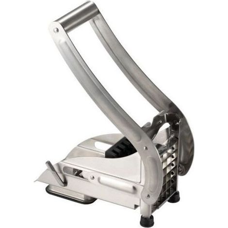 Ilsa affettapatate affettaverdure manuale, 2 lame intercambiabili in acciaio inox, spessore 9 e 12 mm, ventosa antiscivolo