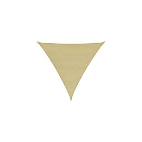 VELA OMBREGGIANTE HDPE TRIANGOLARE BEIGE  mt.5x5x5    VETTE