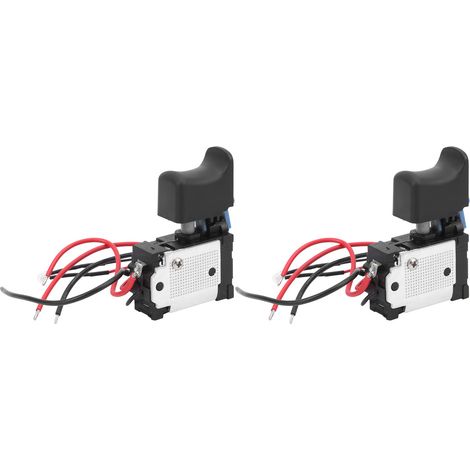 Lot de 2 interrupteurs à gâchette pour outils électriques, bouton de contrôle de vitesse universel pour meuleuse d'angle. (1/5)