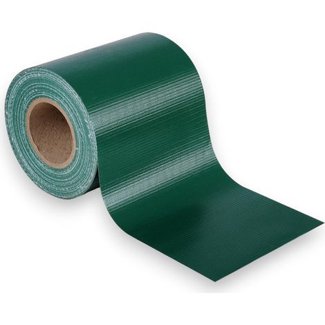 Rivestimento frangivista ombreggiante rotolo 35 mt in pvc per cancelli balconi e ringhiere - Verde (1/5)